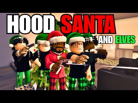 Becoming HOOD SANTA with HOOD ELVES in South Bronx The Trenches Roblox!