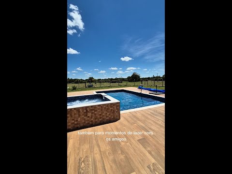 Piscina de VINIL 4,00 x 8,00 finalizada em Campina de Monte Alegre! 🌊