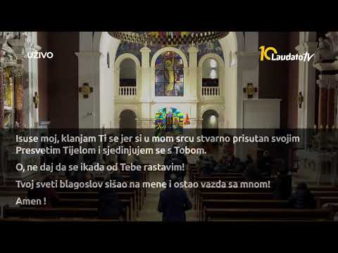 [UŽIVO] Pobožnost Krunice i sveta Misa, Sinj