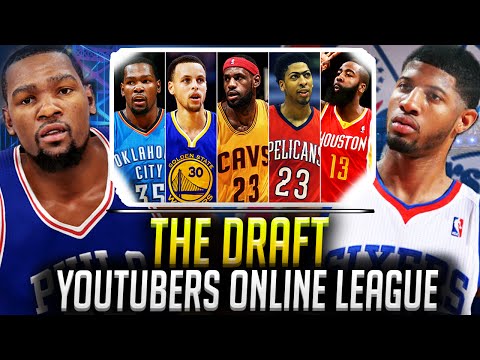NBA2K16 76ers YouTubers MyLeague Ep. 1 - THE CRAZY DRAFT! HARDEN? DURANT? LEBRON?