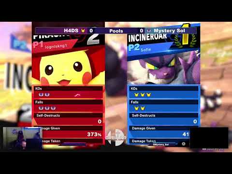 H4DS (Pikachu) vs Mystery Sol (Incineroar) - Orbitar Stars - Pools