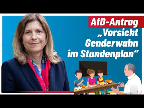 AfD-Antrag „Vorsicht Genderwahn im Stundenplan“