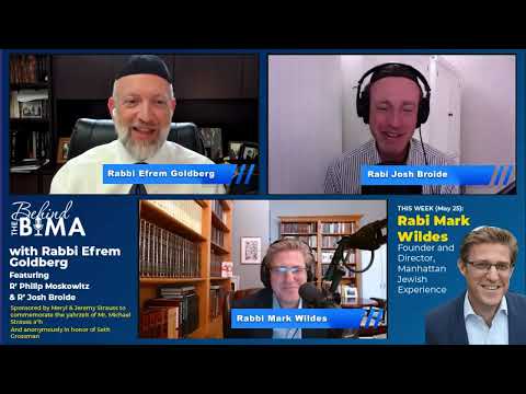 #89: Behind the Bima - R' Mark Wildes, Founder of Manhattan Jewish Experience