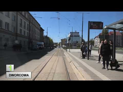 Tramwaje Gorzów Wielkopolski 2023 Linia 1