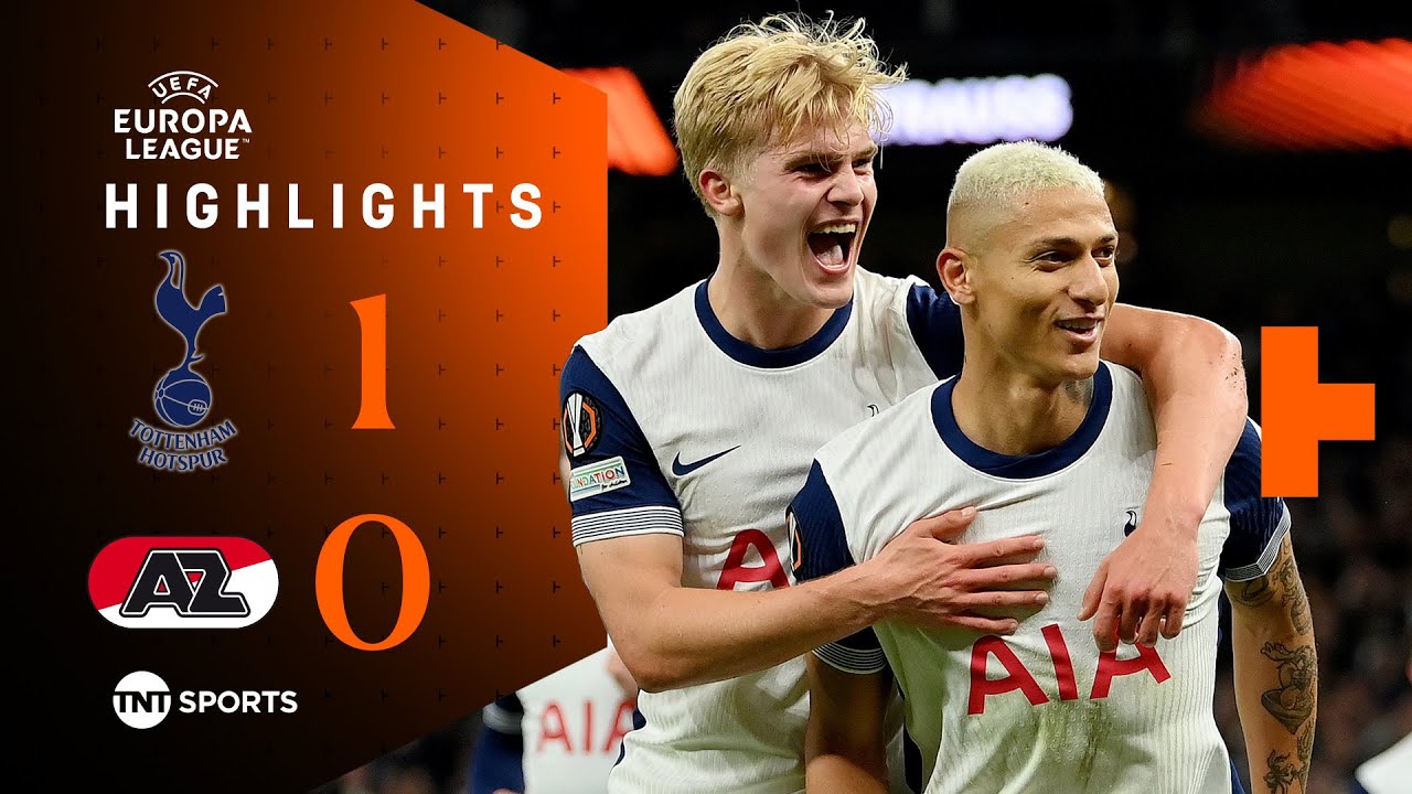 Richarlison Scores The Winner! 💪 | Tottenham 1-0  AZ Alkmaar  | UEFA Europa League Highlights