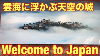 【兵庫県】【🇯🇵 【奇跡の絶景】雲海に浮かぶ天空の城「竹田城跡」🇯🇵】Takeda Castle Ruins: Japan's Castle in the Sky