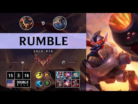 Rumble Mid vs Yasuo - NA Grandmaster Patch 14.12