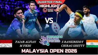 Download lagu SUPER! FAJAR/FIKRI (INA) vs RANKIREDDY/SHETTY (IND)[MD]QF | Malaysia Open 2026 Badminton mp3