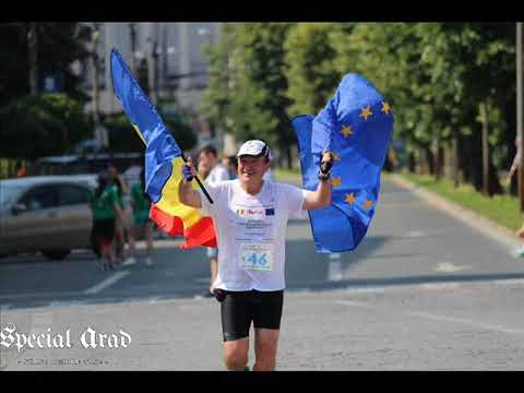 Ilie Rosu a alergat 200 maratoane si peste 8500 km cu drapelul Romaniei