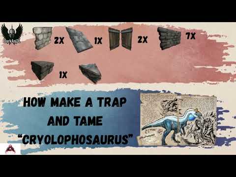 How Make a Trap And Tame “Cryolophosaurus”