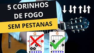 5 CORINHOS DE  FOGO (Sem Pestanas)