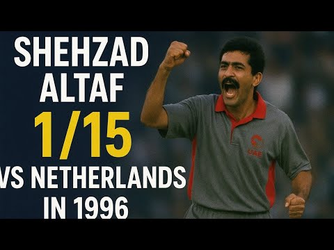 SHEHZAD ALTAF| 1/15 VS NETHERLANDS @ LAHORE IN 1996.