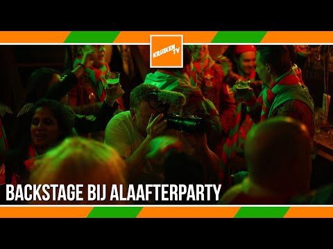 BACKSTAGE BIJ DE CLIPOPNAME UNNE ECHTE KRUIK VAN ALAAFTERPARTY - KruikenTv