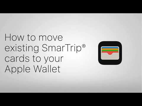 How to move existing SmarTrip® cards to your Apple...