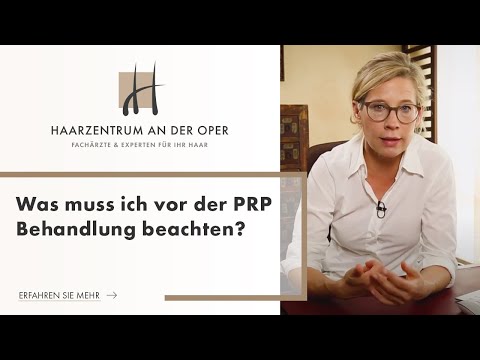 Was muss ich vor der PRP Behandlung beachten?