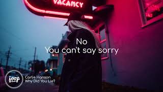 Carlie Hanson - Why Did You Lie? (Lyric Video)