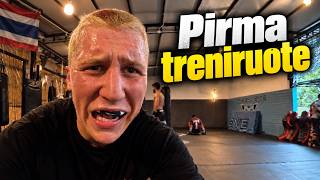 Mane SULAUŽĖ pirmoje Muay Thai treniruotėje Tailande 🇹🇭