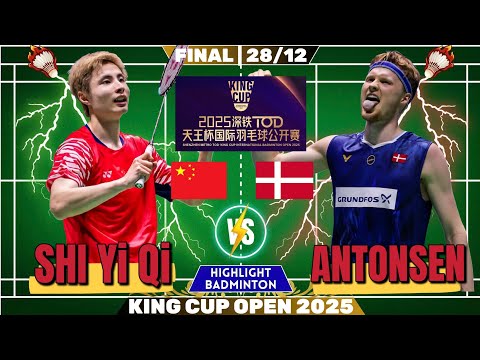 🔥 AMAZING FINAL 🔥 SHI Yu Qi (CHN) vs Anders ANTONSEN| Final King Cup Badminton Open 2025