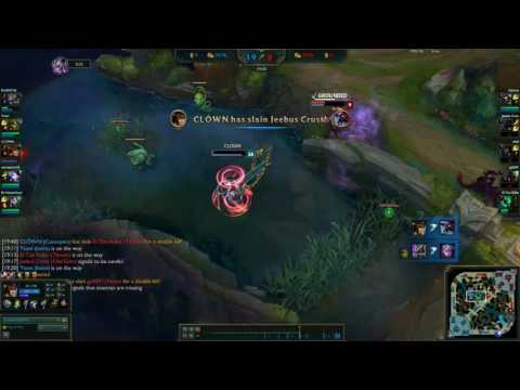 Cassiopeia Mid vs thresh & cho'gath