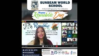Sunbeam World School celebrated the 76th Republic Day of India with great pride and enthusiasm.