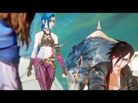 Jinx and Vi Go See Viktor To Heal Vander ~ Arcane S2 Ep 6
