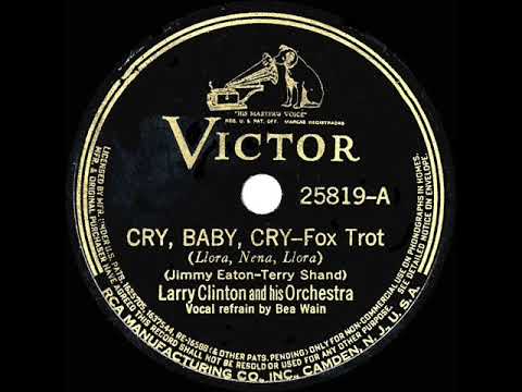 1938 HITS ARCHIVE: Cry Baby Cry - Larry Clinton (Bea Wain, vocal)