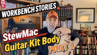 Finishing a Mahogany Guitar Body with Leather Dye | StewMac T-Style Kit (Part 1)