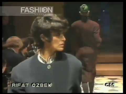 "RIfat Ozbek" Autumn Winter 1989 1990 Milan pret a porter women by Canale Moda