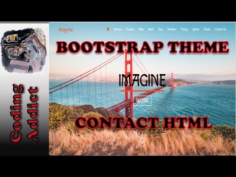 Bootstrap Theme 39 - Contact HTML
