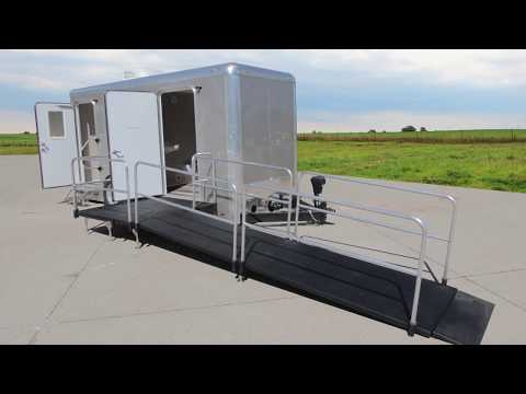 ADA Portable Restrooms Trailer + 2 Station | Cabo Series