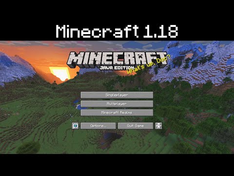 Minecraft 1.18 - Ore and Structure Generation, World Seed Changes, Biome and Game Performance Tweaks