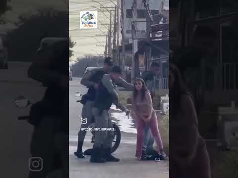 Pistola na vagina - Abordagem policial encontra pistola municiada em vagina de mulher 