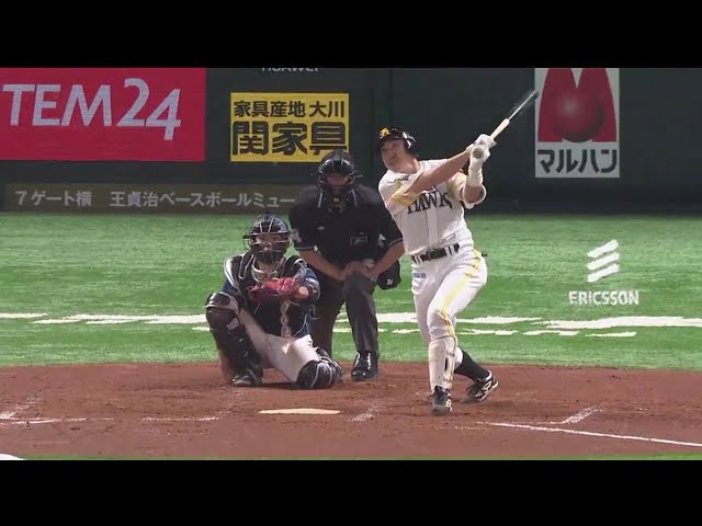 【4回裏】 ホークス・内川 通算2001本目のヒットは勝ち越しとなるホームラン!! 2018/5/11 H-F