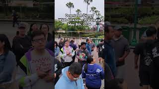 Downtown Disney Crowd for Disney Lorcana Wilds Unknown Prerelease