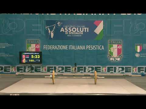 Finale Nazionale Campionato Italiano Assoluto di Specialità (Strappo e Slancio) Uomini 55Kg e 61Kg