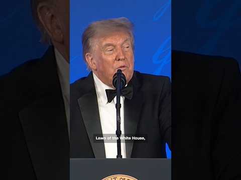 Subdued reactions to Trump's first WHCD speech
