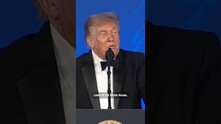 Trump delivers first White House Correspondent's Dinner speech to mixed audience reactions