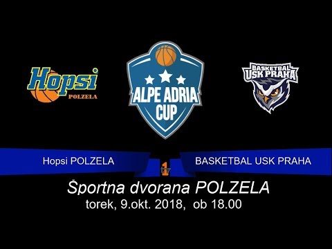 Hopsi POLZELA : BASKETBAL USK PRAHA - Alpe Adrija Cup