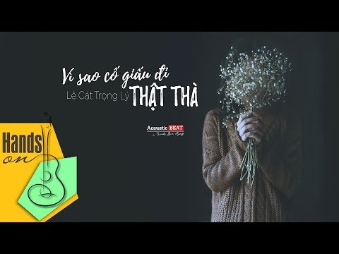 Vì sao cố giấu đi thật thà » Lê Cát Trọng Lý ✎ acoustic Beat | Karaoke guitar by Trịnh Gia Hưng