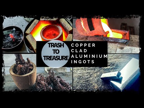Trash To Treasure - Copper Clad Aluminium Ingots Made From Scrap