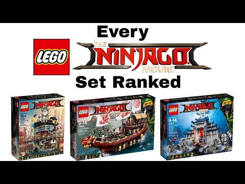 Every The LEGO Ninjago Movie (2017-2018) Set Ranked