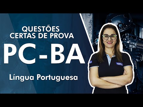 Língua Portuguesa - CONCURSO PC BA 2022 - AlfaCon