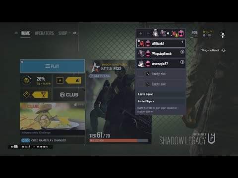 Best Champion Ranked Squad on Console Operation Shadow Legacy