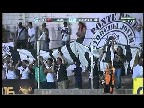 GOL DE ELTON PARA A PONTE PRETA - OESTE 2 X 1 PONTE PRETA