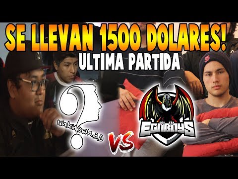 UNKNOWN 3.0 vs EGOBOYS [Game 5] BO5 - Se Llevan 1500 Dolares! - Betsafe Invitational DOTA 2