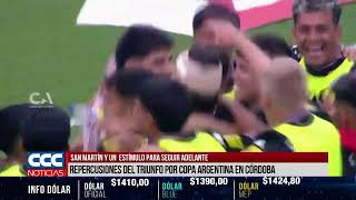 SAN MARTÍN Y UN  ESTÍMULO PARA SEGUIR ADELANTE