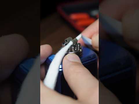 Changing Cotton on my crispy GEEKVAPE MOD Z200 + DROP RDA #geekup #geekvp #tech #shorts