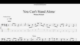 Wilson Pickett - You Can&#39;t Stand Alone (bass tab)