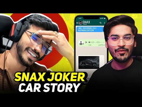 Snax & Joker Chat Before Joker's New Car😁 