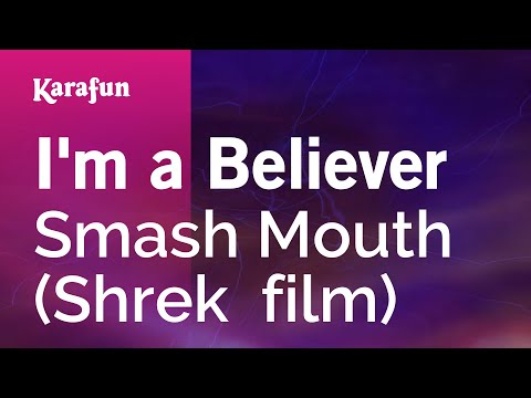 I'm a Believer - Smash Mouth (Shrek  film) | Karaoke Version | KaraFun